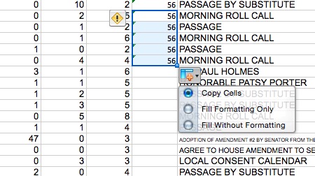 automatically select a column and row automatically excel for mac 2011